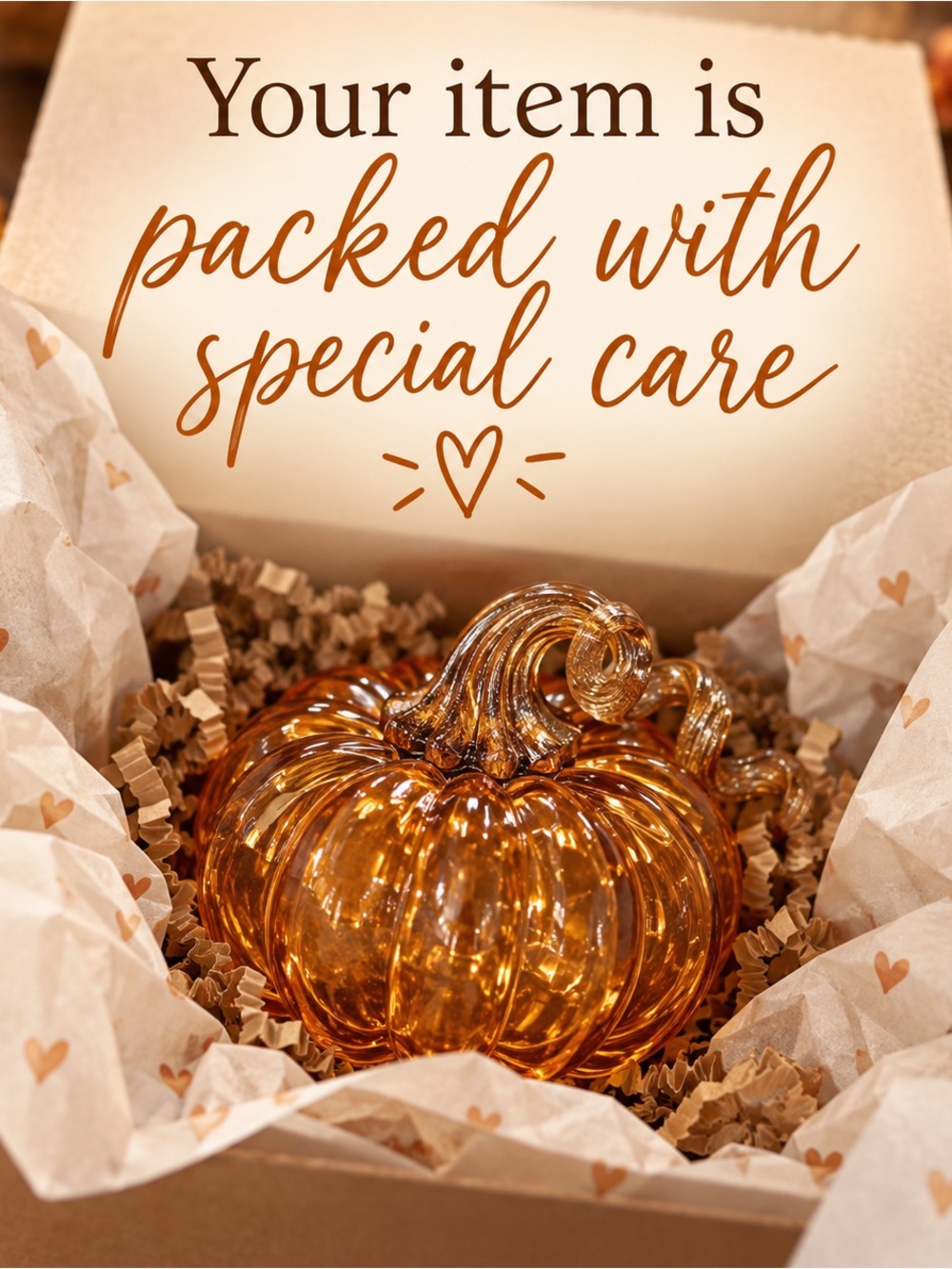 Mercury Glass Light-Up Pumpkin – 5.5” - Picture 4 of 4